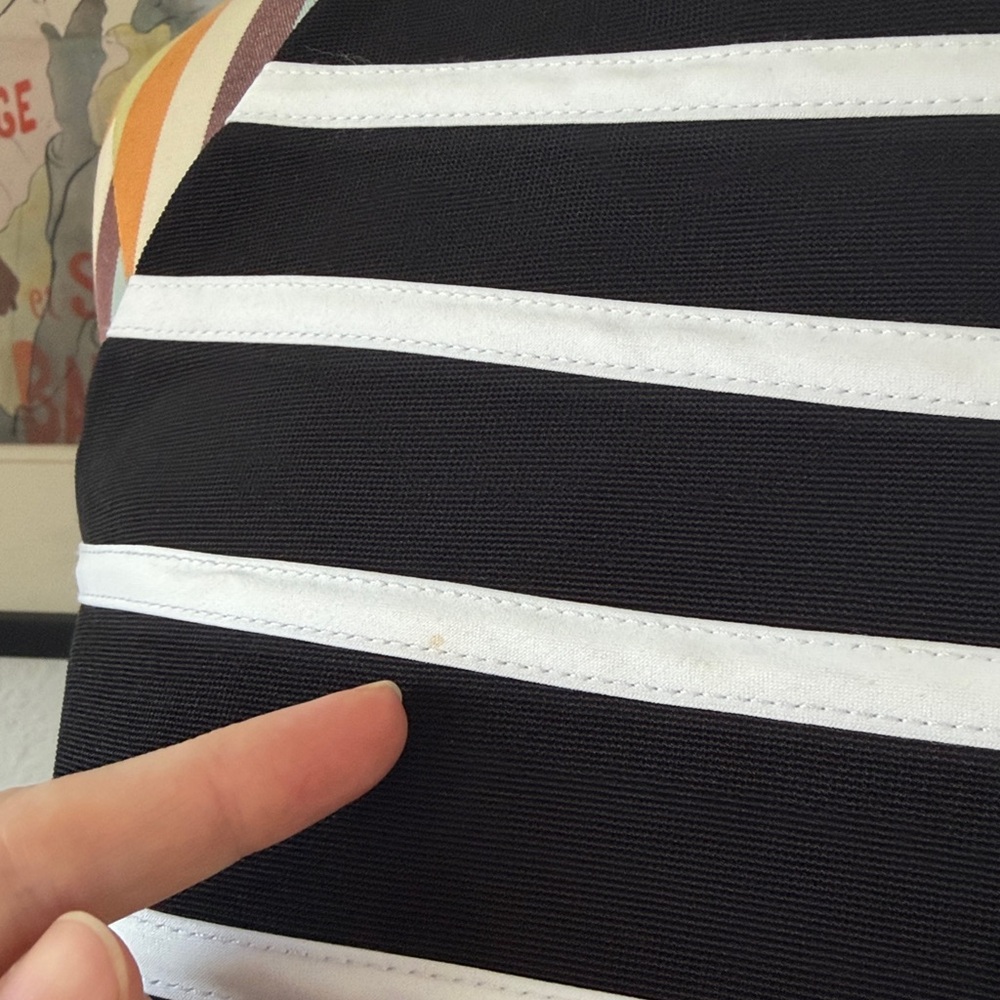 Vintage JS Collections Striped High Neck Halter Top - Picture 7 of 7